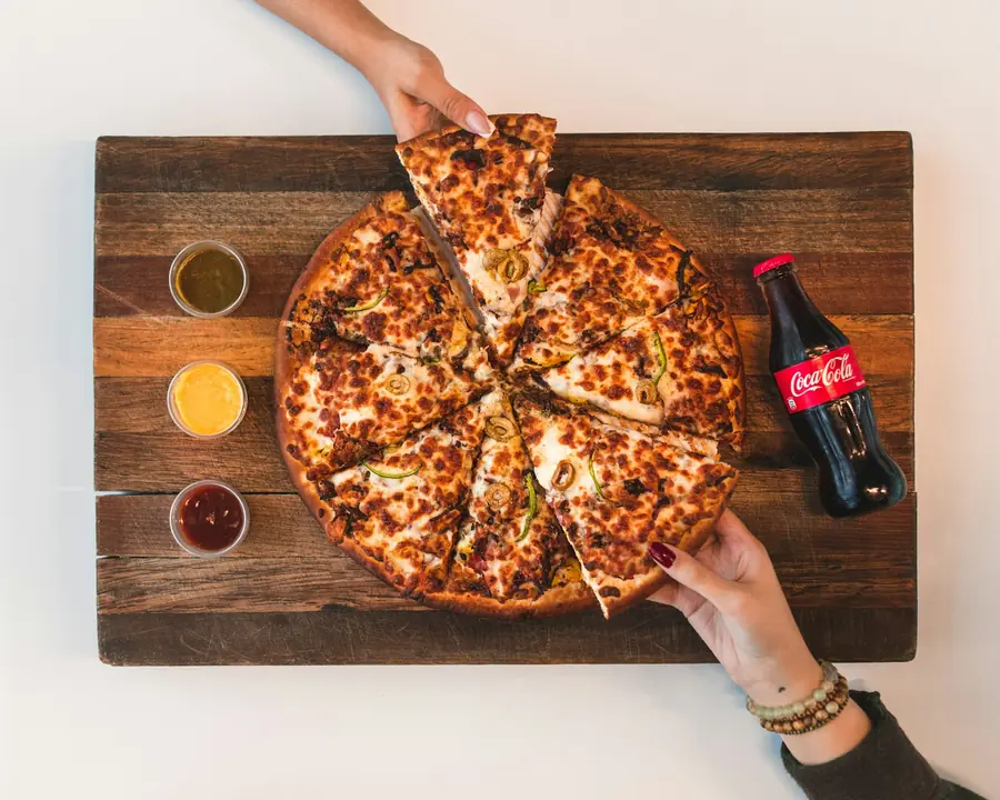 Pizza da asporto pronta